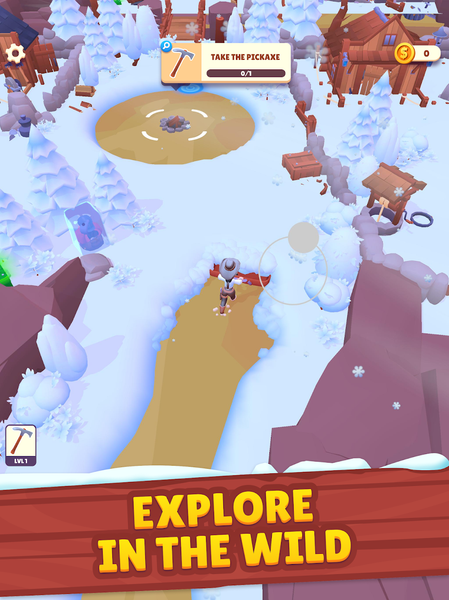 Gold Rush: Frozen Farm - Gameplay image of android game