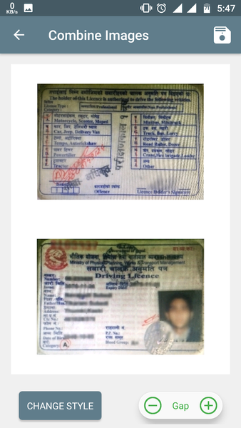 Document Scanner - PDF or JPEG - Image screenshot of android app