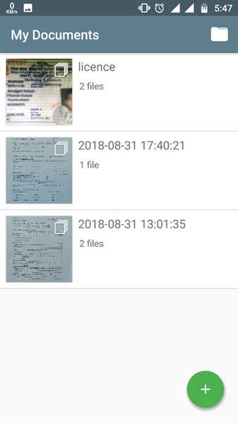 Document Scanner - PDF or JPEG - Image screenshot of android app