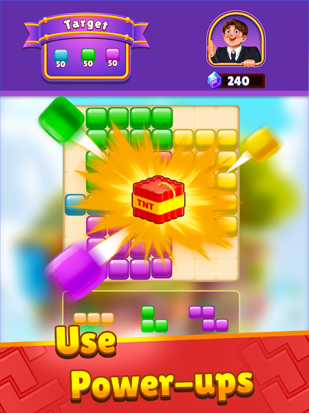 Block Match - Blast Game - Gameplay image of android game