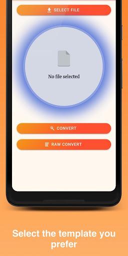 XMLtoPDF - XML/JSON to PDF - Image screenshot of android app