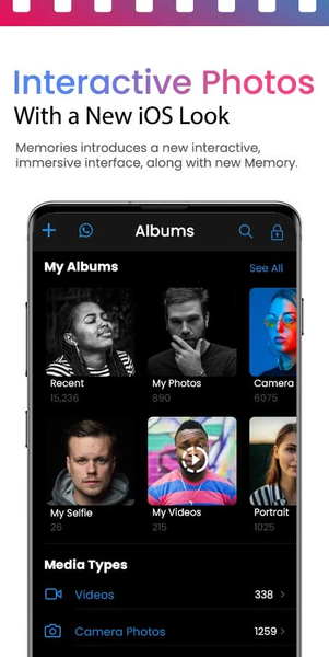 Gallery for iOS ۱۴ - عکس برنامه موبایلی اندروید