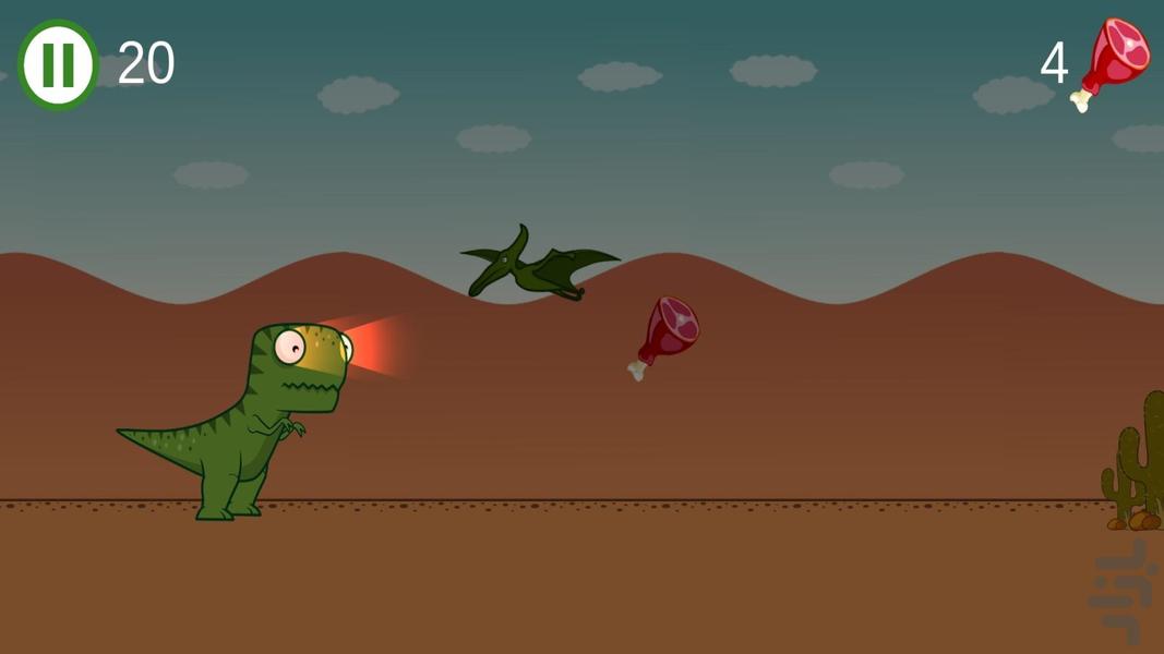 T-Rex Run 2020 - Gameplay image of android game