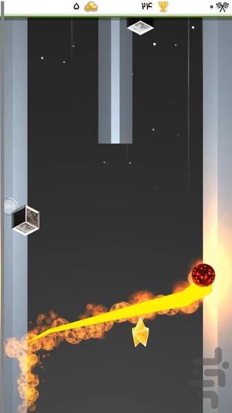 توپ آتشین - Gameplay image of android game