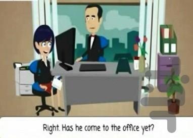 آموزش مکالمات زبان انگلیسی -انیمیشن - Image screenshot of android app