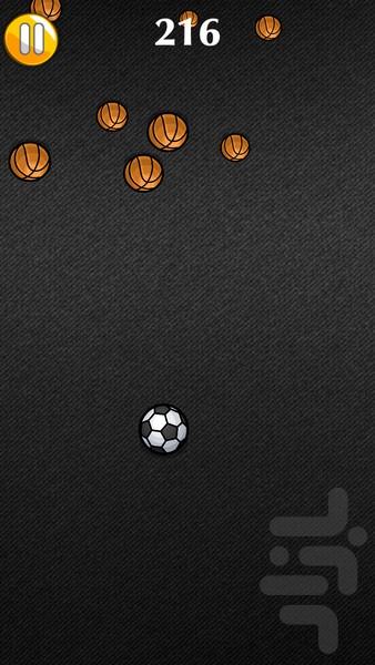 Crazy Ball - Gameplay image of android game