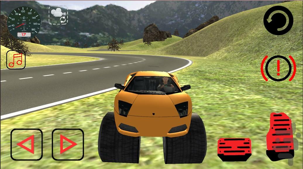 MonsterCar (lamborghini) - Gameplay image of android game