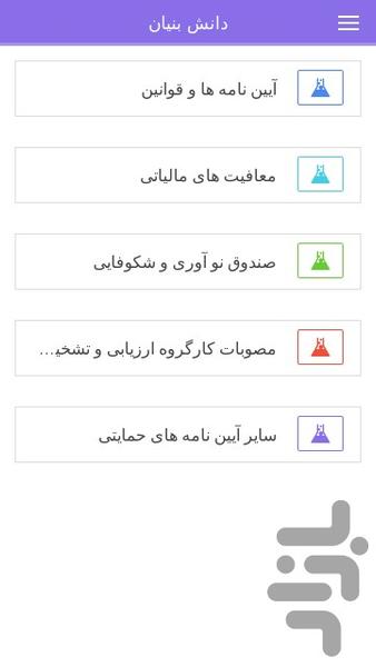 دانش بنیان - Image screenshot of android app