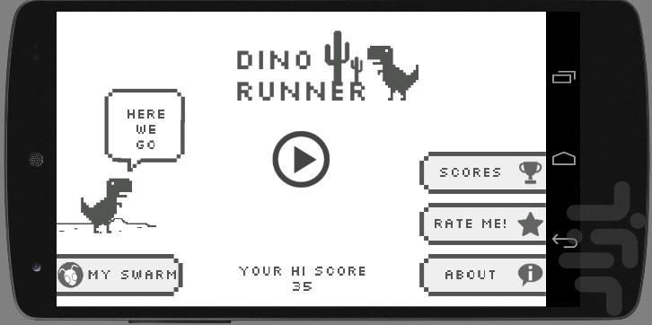 Dino Runner - Gameplay image of android game
