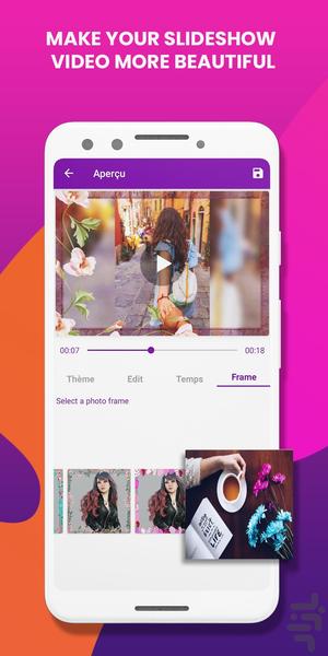 ساخت کلیپ با عکس موسیقی - عکس برنامه موبایلی اندروید