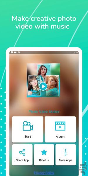 Photo Video Maker with Music - Image screenshot of android app