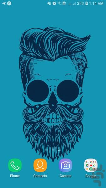 پس زمینه خاص - جمجمه - عکس برنامه موبایلی اندروید