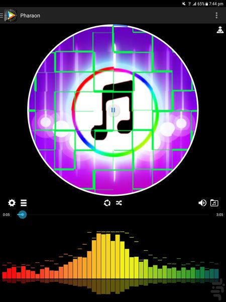موزیک پلیر (اکولایزر) - عکس برنامه موبایلی اندروید