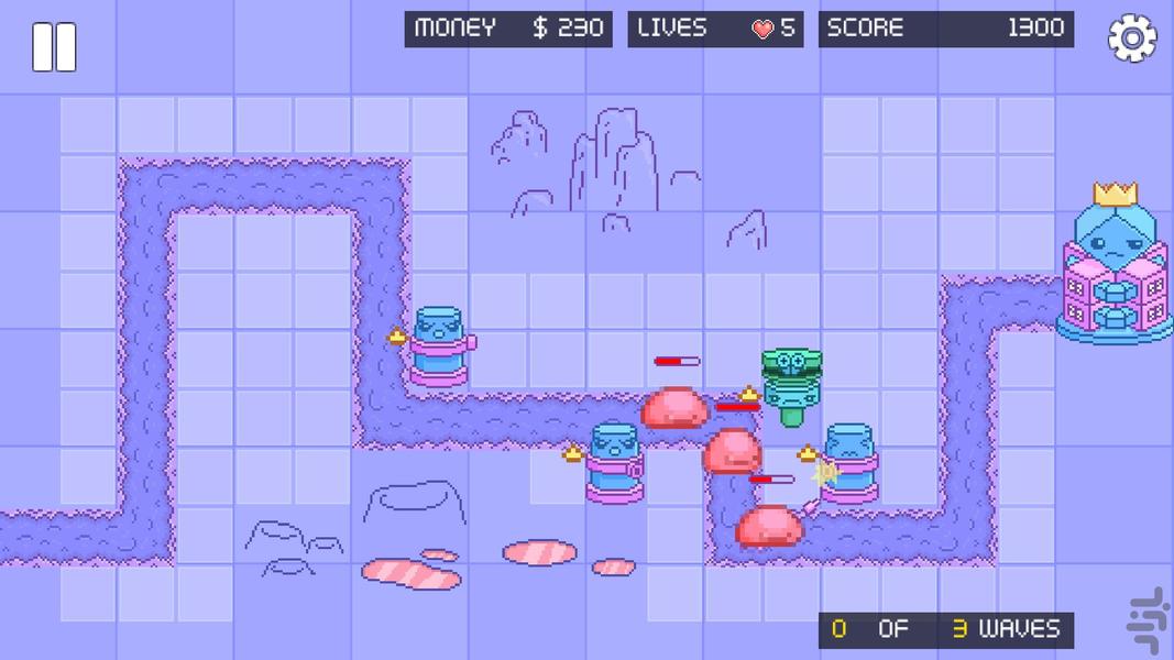 pixel tower defense - عکس بازی موبایلی اندروید