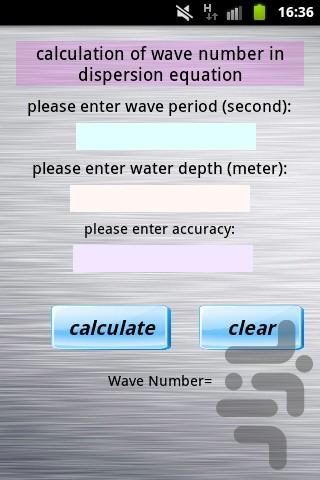 WaveNumber - Image screenshot of android app