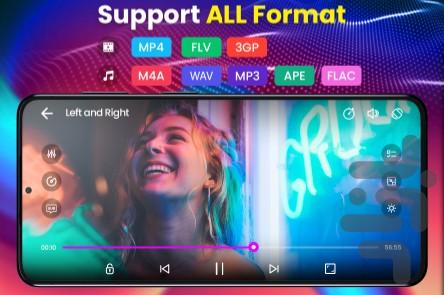 پخش کننده ویدیو - عکس برنامه موبایلی اندروید