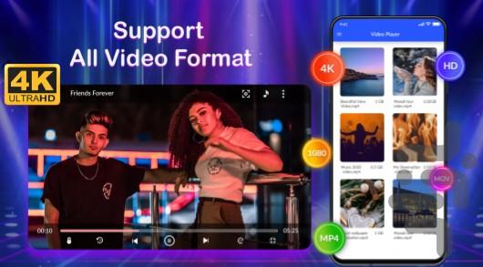 پخش کننده ویدیو - عکس برنامه موبایلی اندروید