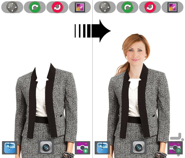 Women Suit Photo - Image screenshot of android app
