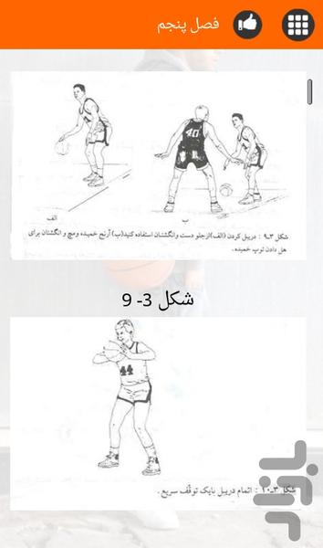 آموزش گام به گام بسکتبال - عکس برنامه موبایلی اندروید