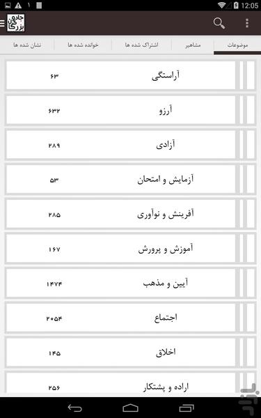 جادوی بزرگان - عکس برنامه موبایلی اندروید