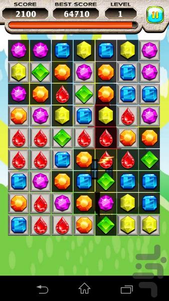 جواهر بازی - عکس بازی موبایلی اندروید