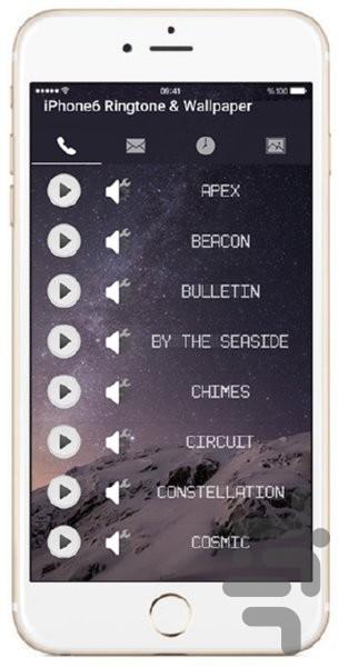 رینگتون و والپیپر iPhone 6 - عکس برنامه موبایلی اندروید