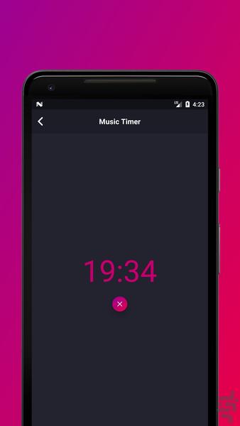 music timer - Image screenshot of android app