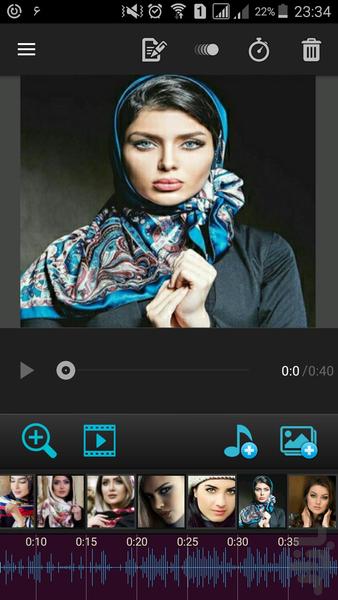 تبدیل عکس به فیلم حرفه ای - Image screenshot of android app
