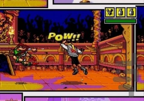 Comix Zone(قابلیت سیو) - Gameplay image of android game