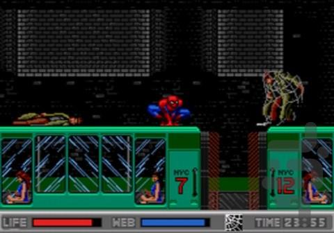 بازی مرد عنکبوتی(قابلیت سیو) - Gameplay image of android game