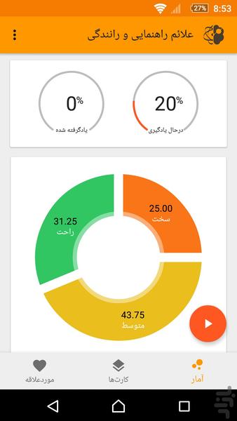 علائم راهنمایی و رانندگی - Image screenshot of android app