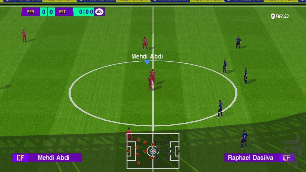 فیفا 23 FIFA (گزارش فارسی لیگ برتر) - عکس بازی موبایلی اندروید