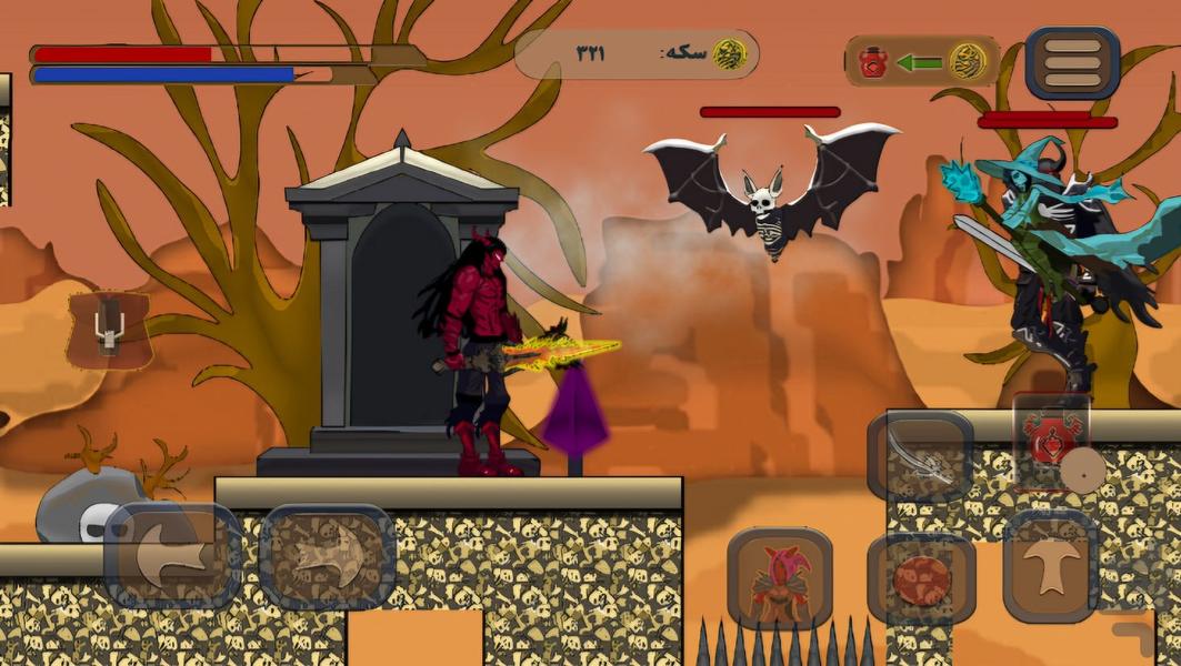 جنگ دمونها - عکس بازی موبایلی اندروید