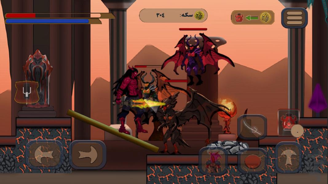 جنگ دمونها - عکس بازی موبایلی اندروید