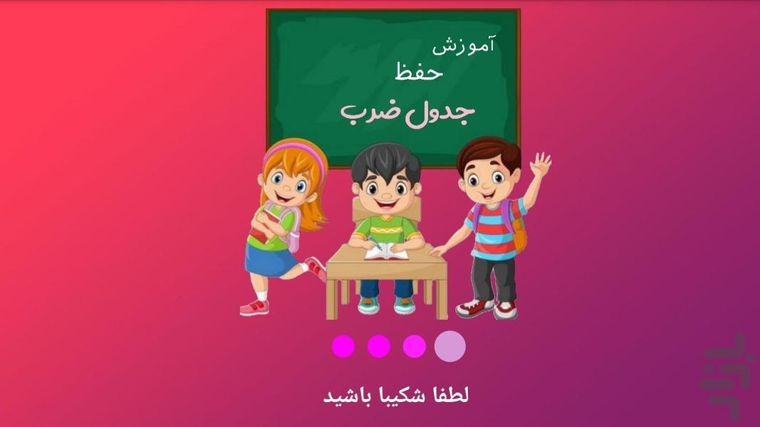 آموزش حفظ جدول ضرب آسان حفظ کن - Image screenshot of android app