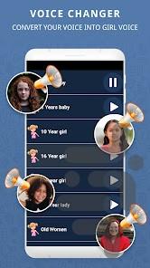 تغییر صدا - عکس برنامه موبایلی اندروید
