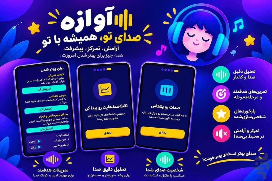 آوازه - عکس برنامه موبایلی اندروید