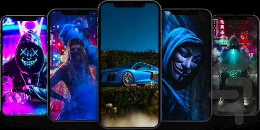 تصاویر پس زمینه ای - عکس برنامه موبایلی اندروید