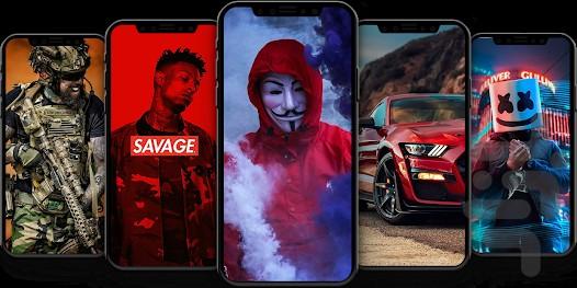 تصاویر پس زمینه ای - عکس برنامه موبایلی اندروید