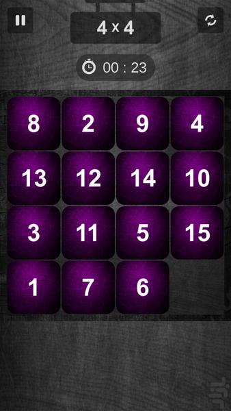 Number Puzzle | پازل اعداد - Gameplay image of android game