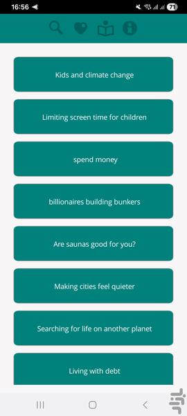 bbc learning English3 پادکست - Image screenshot of android app