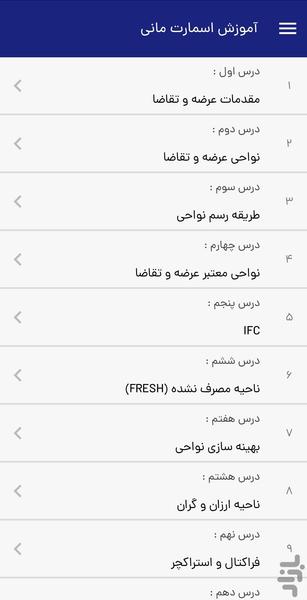 آموزش پرایس اکشن پیشرفته اسمارت مانی - Image screenshot of android app