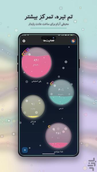 عادت ساز - عکس برنامه موبایلی اندروید