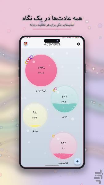 عادت ساز - عکس برنامه موبایلی اندروید