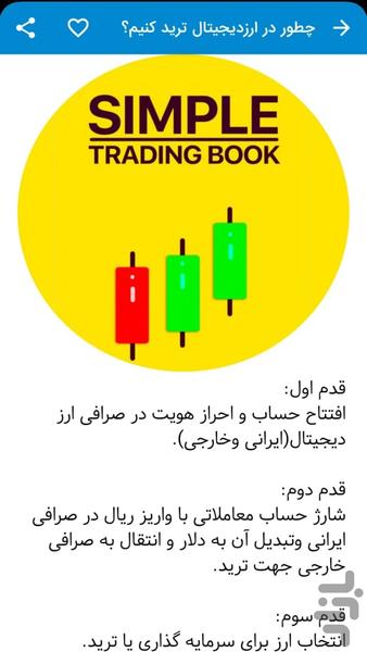 آموزش صفر تا صد ترید - عکس برنامه موبایلی اندروید