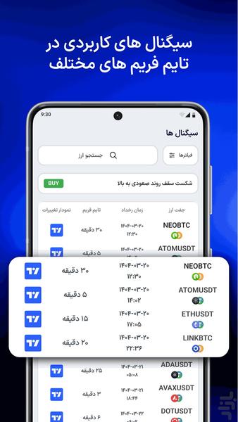 بات لایزر - ربات هوشمند ارز دیجیتال - عکس برنامه موبایلی اندروید