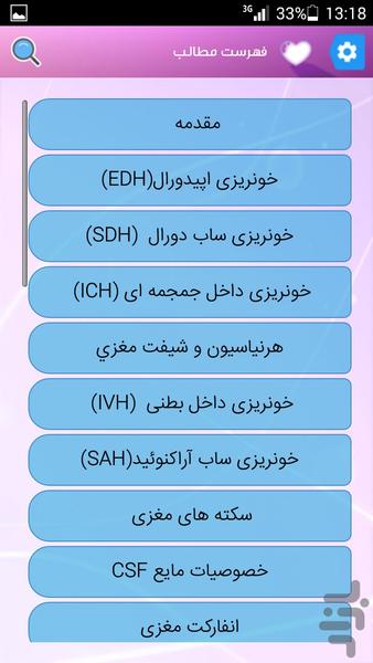 تفسير Brain CT - عکس برنامه موبایلی اندروید