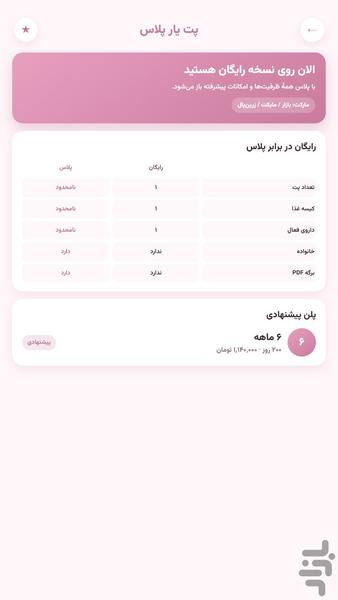 مدیریت پت خانگی شما - پت یار - عکس برنامه موبایلی اندروید