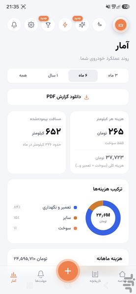کارکیپ | دستیار هوشمند خودروی شما - عکس برنامه موبایلی اندروید