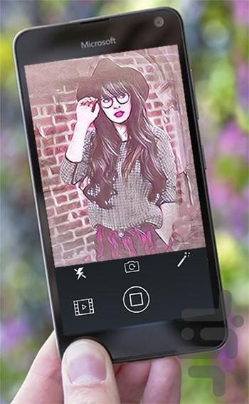 دوربین افکت دار - عکس برنامه موبایلی اندروید